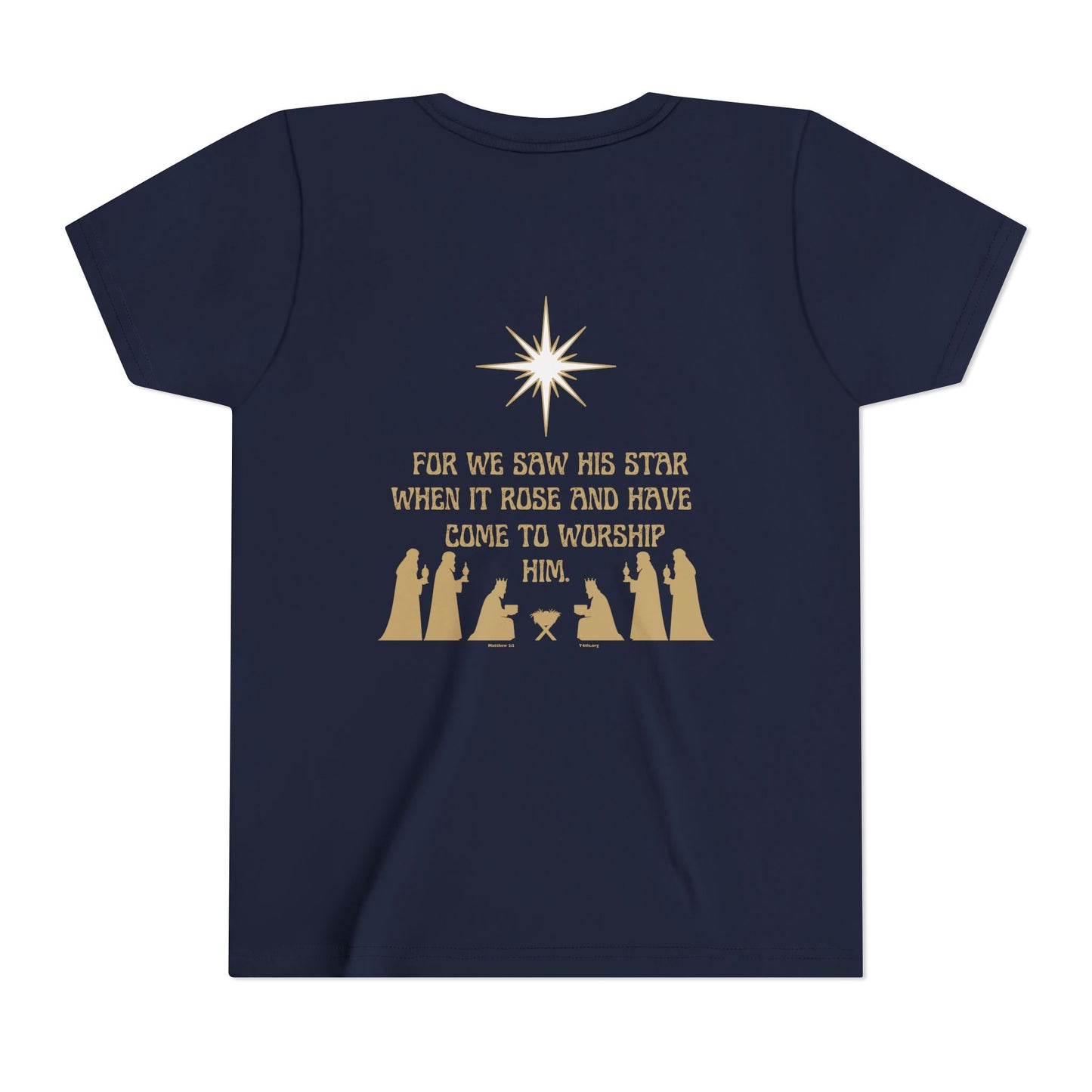 For We Saw His Star Youth Short Sleeve Tee