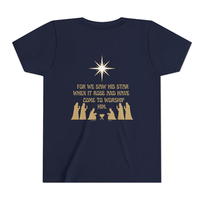 For We Saw His Star Youth Short Sleeve Tee
