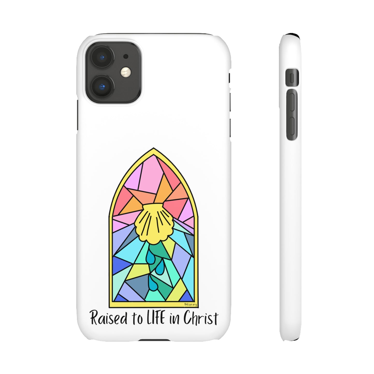 "Raised to Life in Christ" Snap Cases