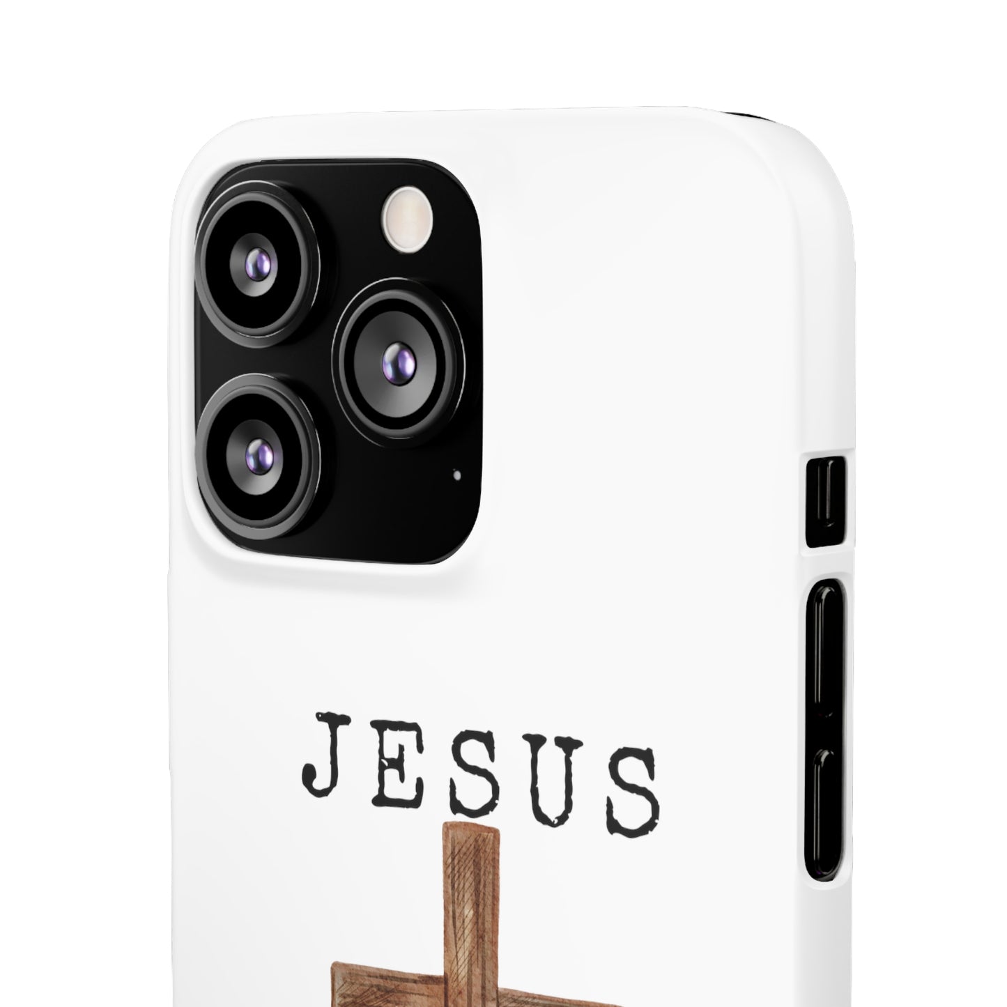 Jesus Saved Me Snap Cases