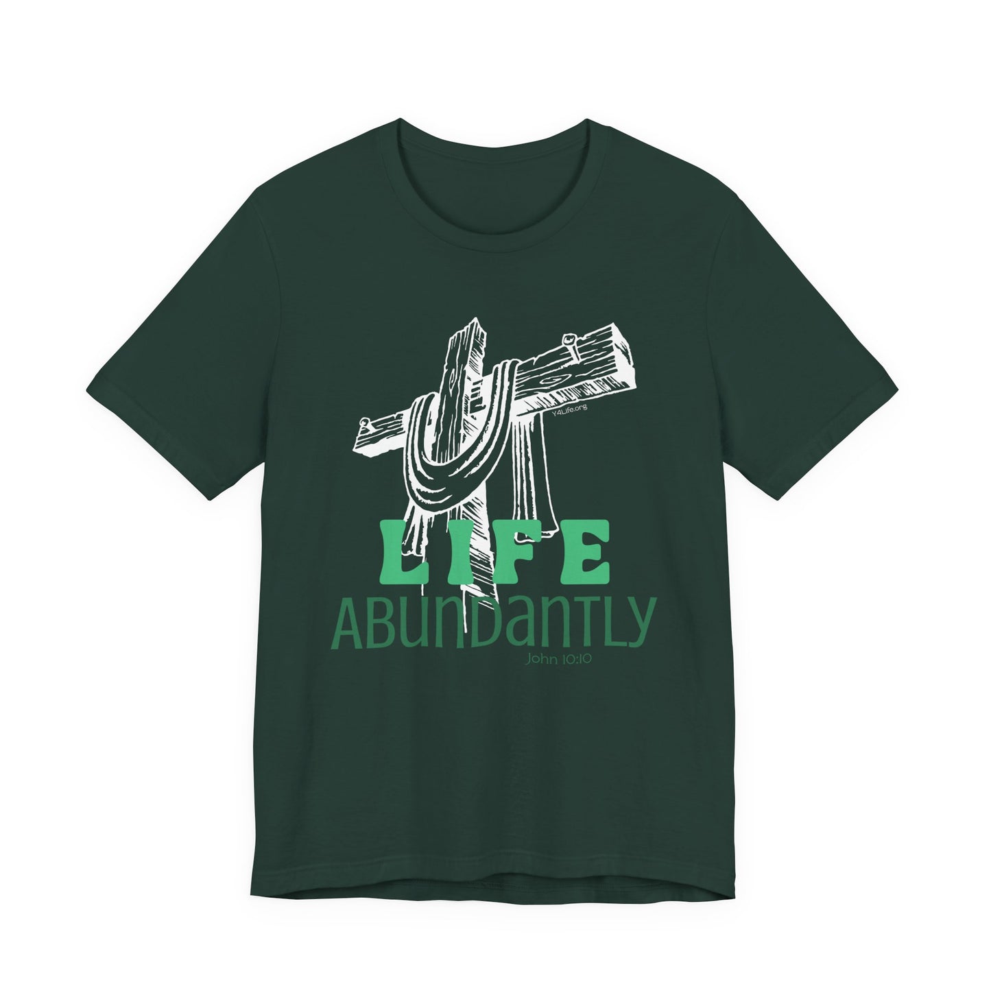 Life Abundantly Monochrome Short Sleeve Tee