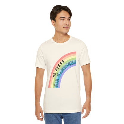 "He Keeps His Promises" Unisex Jersey Short Sleeve Tee