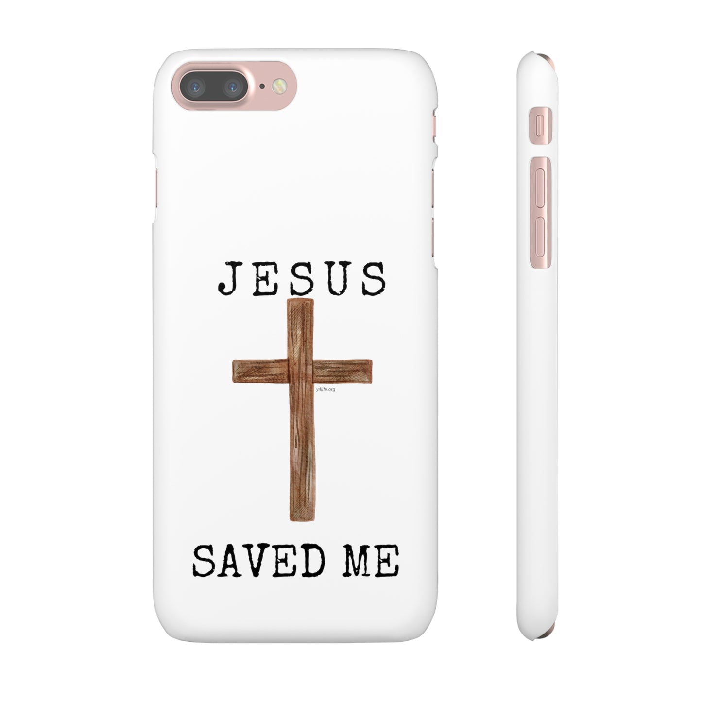 Jesus Saved Me Snap Cases