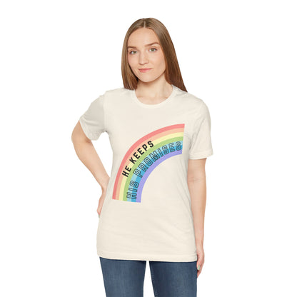 "He Keeps His Promises" Unisex Jersey Short Sleeve Tee