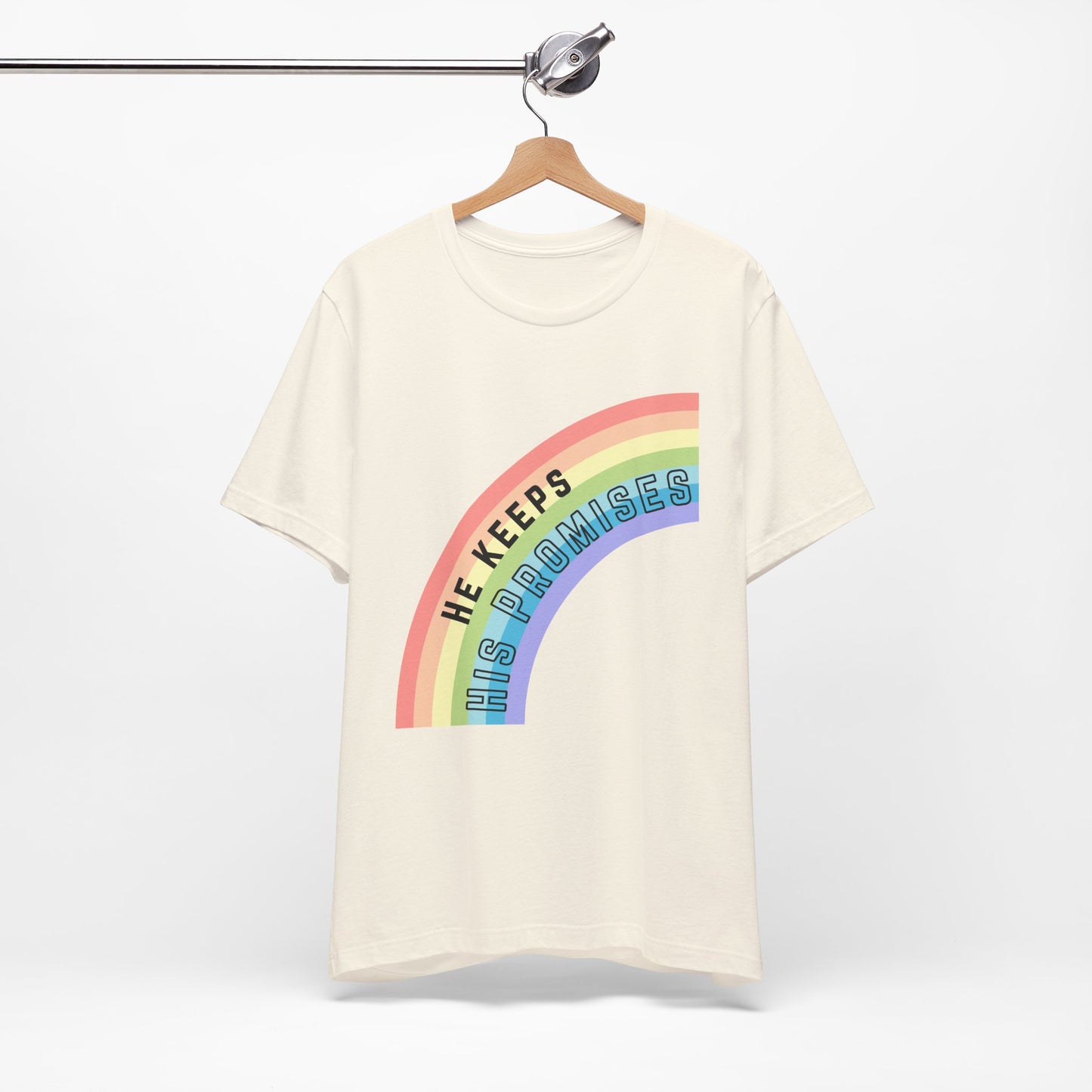 "He Keeps His Promises" Unisex Jersey Short Sleeve Tee