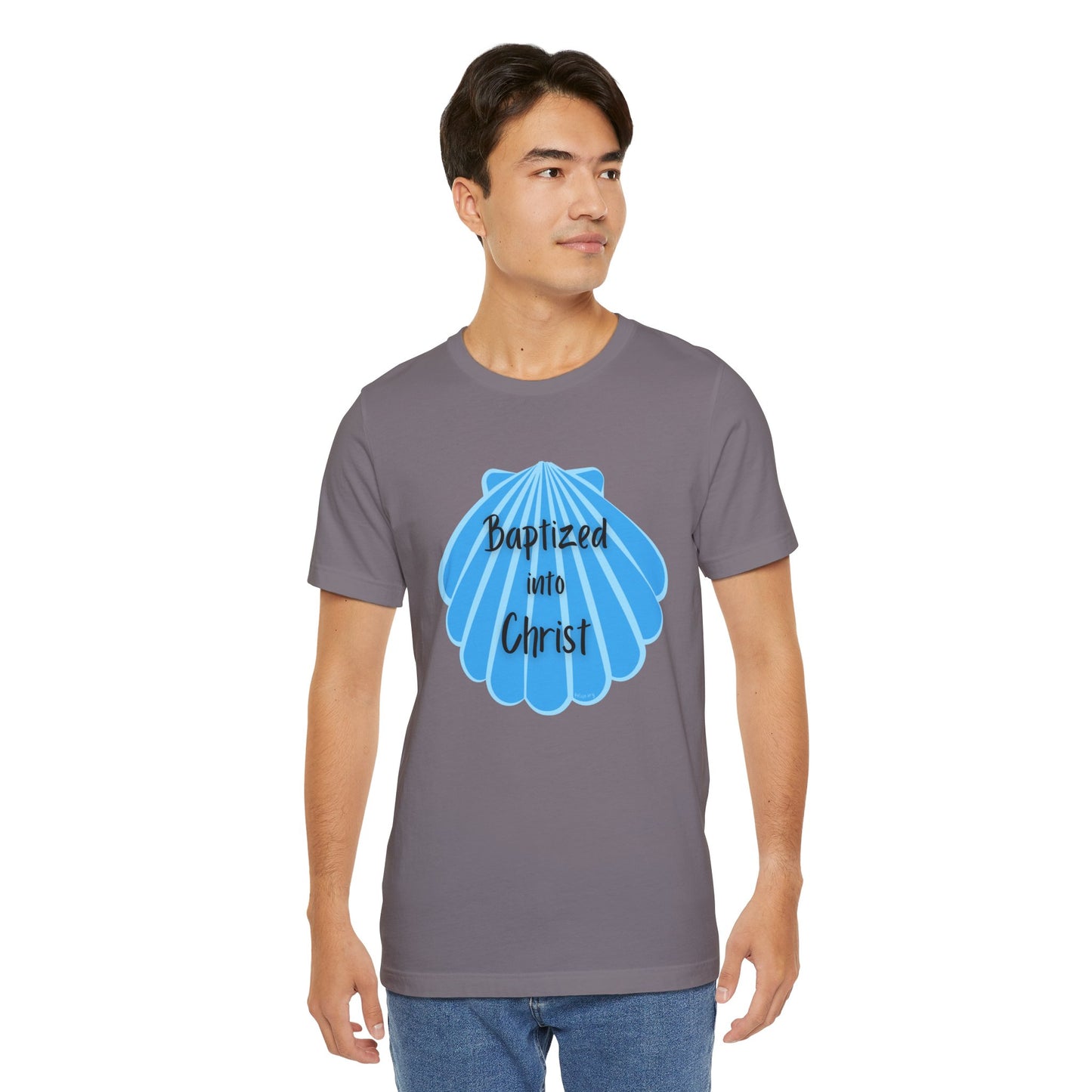 "Baptized into Christ" Unisex Jersey Short Sleeve Tee
