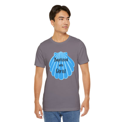 "Baptized into Christ" Unisex Jersey Short Sleeve Tee