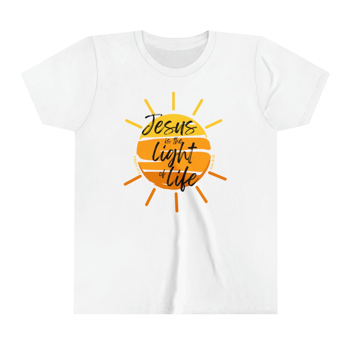 John 8:12 Youth Short Sleeve Tee