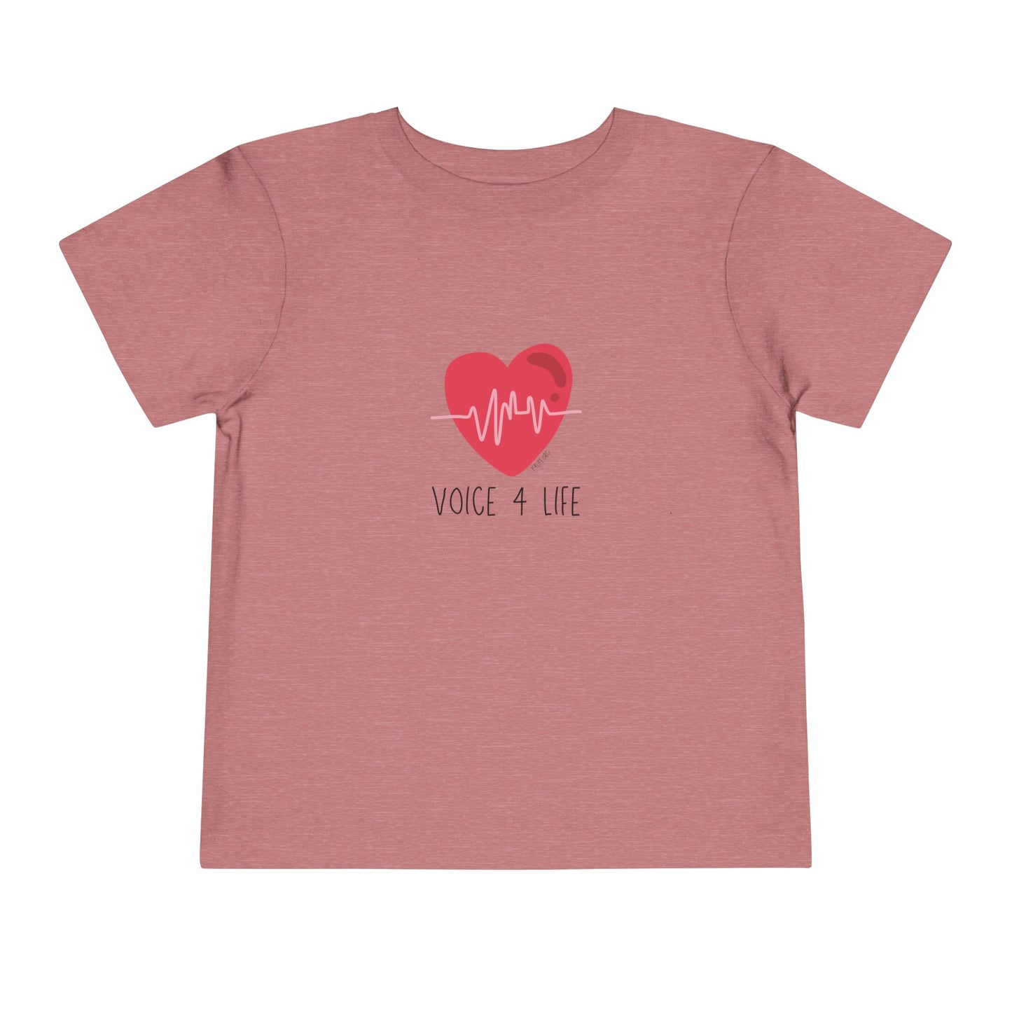 Voice 4 Life (Heartbeat) Toddler Short Sleeve Tee