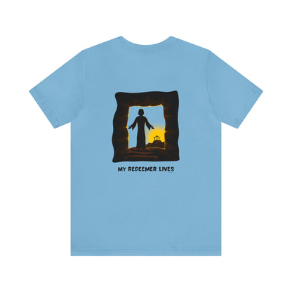 My Redeemer Lives Unisex Jersey Short Sleeve Tee