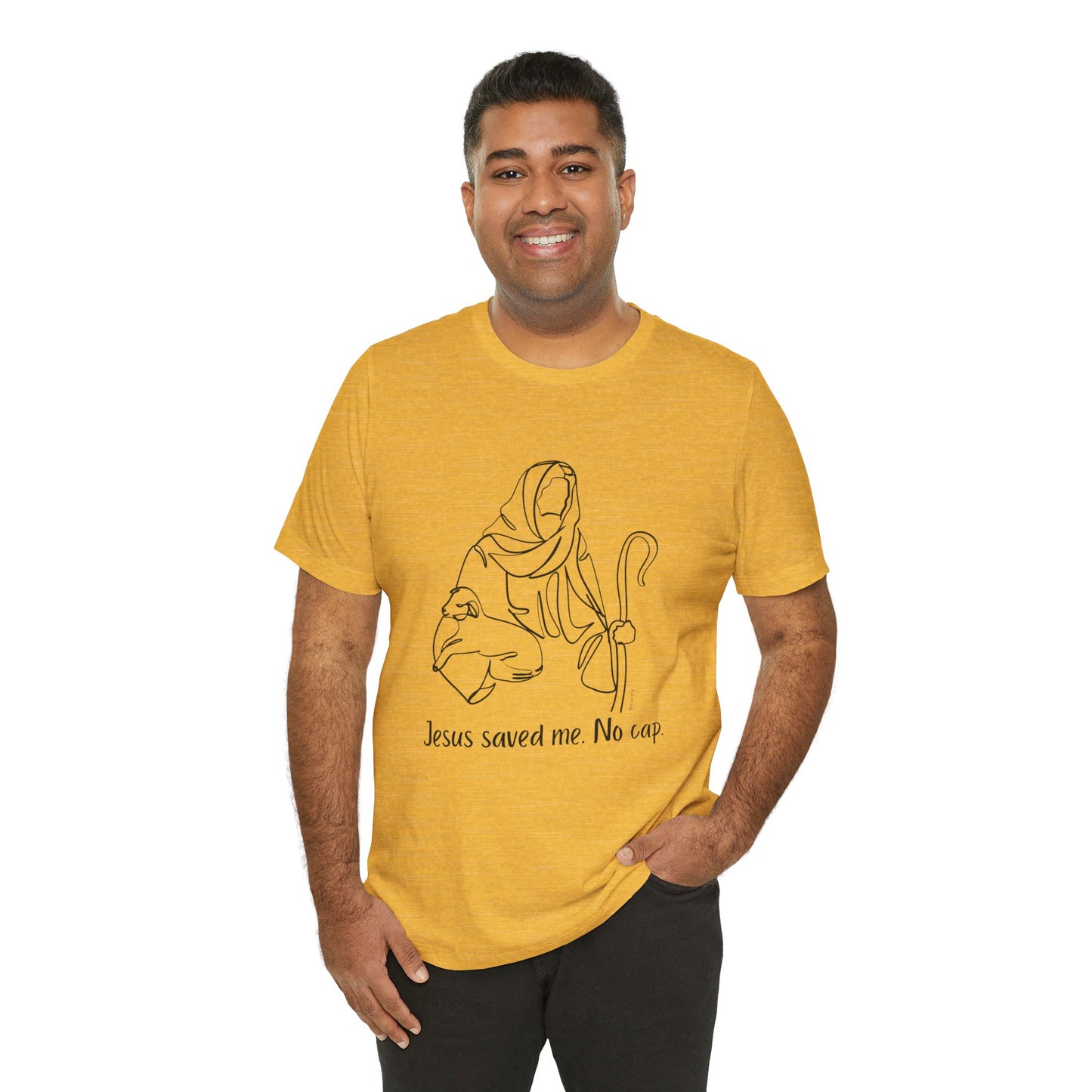 "Jesus Saved Me" Unisex Jersey Short Sleeve Tee