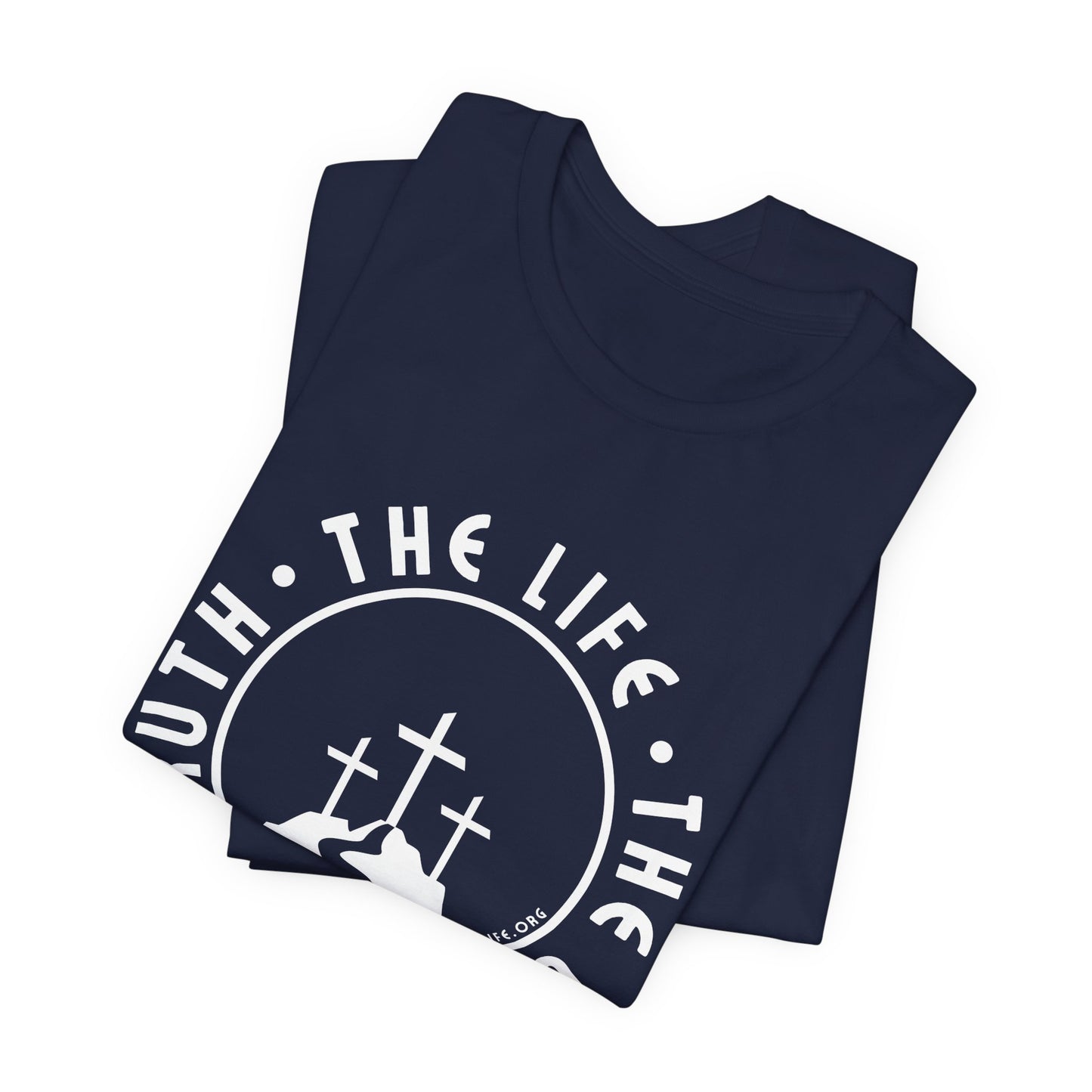 John 14:6 Single Color Short Sleeve Tee