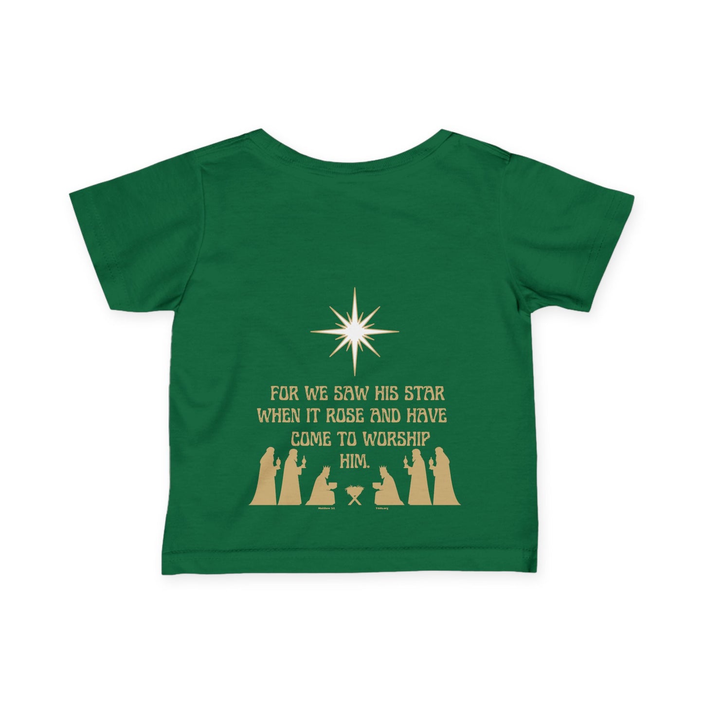For We Saw His Star Infant Fine Jersey Tee