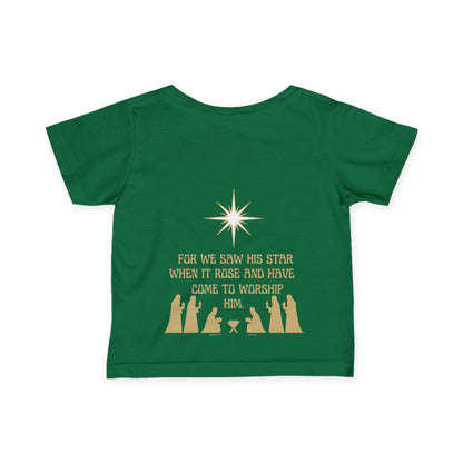 For We Saw His Star Infant Fine Jersey Tee