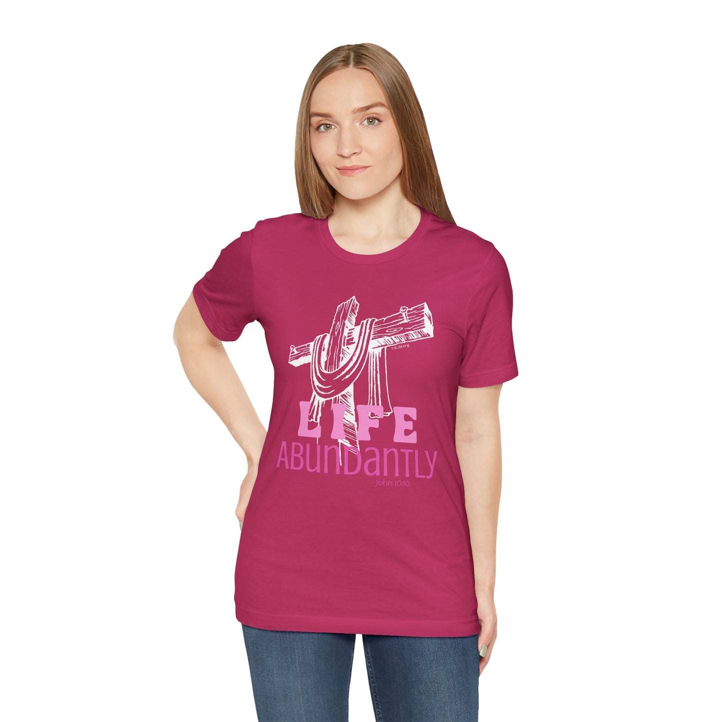 Life Abundantly Monochrome Short Sleeve Tee