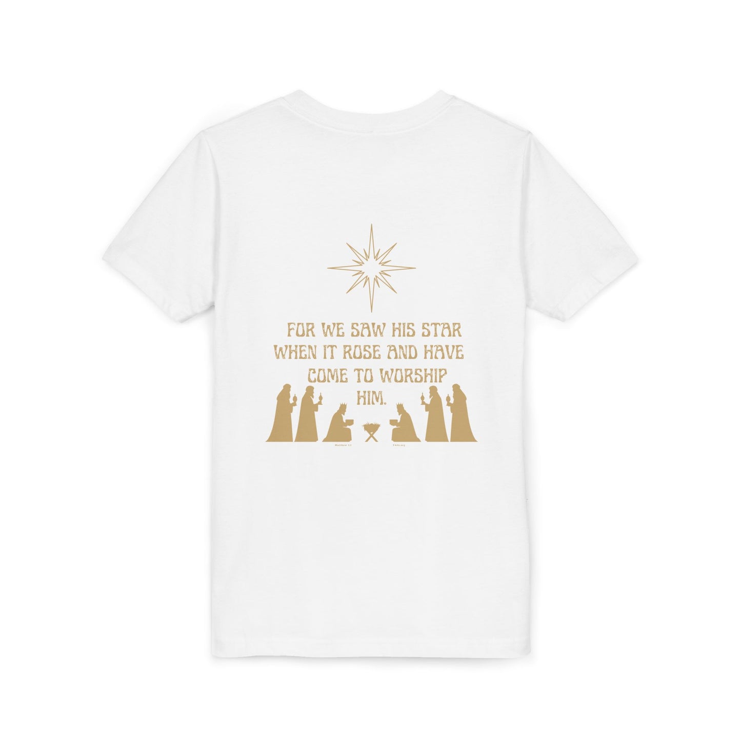 For We Saw His Star Youth Short Sleeve Tee