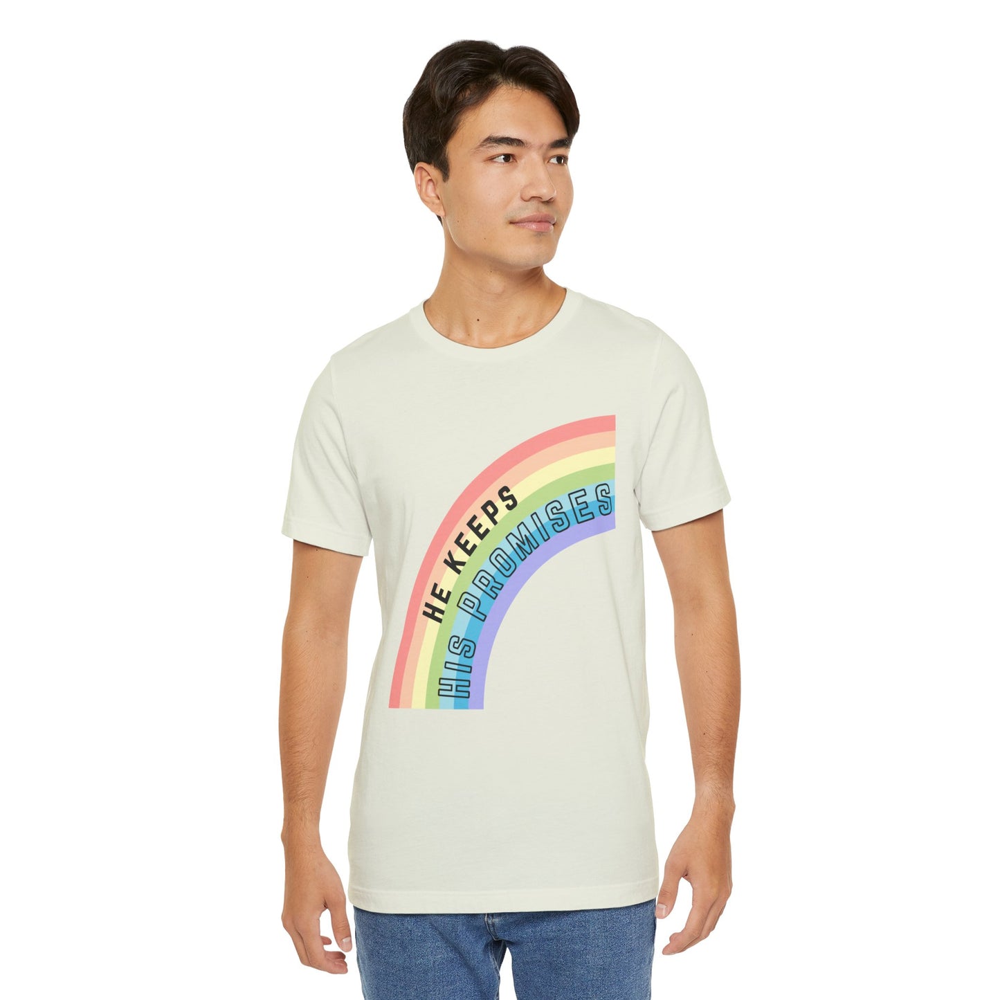 "He Keeps His Promises" Unisex Jersey Short Sleeve Tee