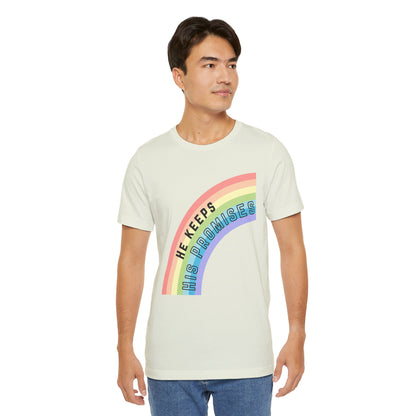"He Keeps His Promises" Unisex Jersey Short Sleeve Tee
