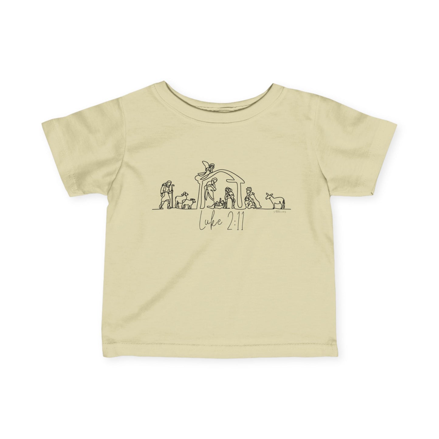 Luke 2:11 Nativity Infant Short Sleeve Tee