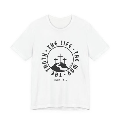 John 14:6 Single Color Short Sleeve Tee