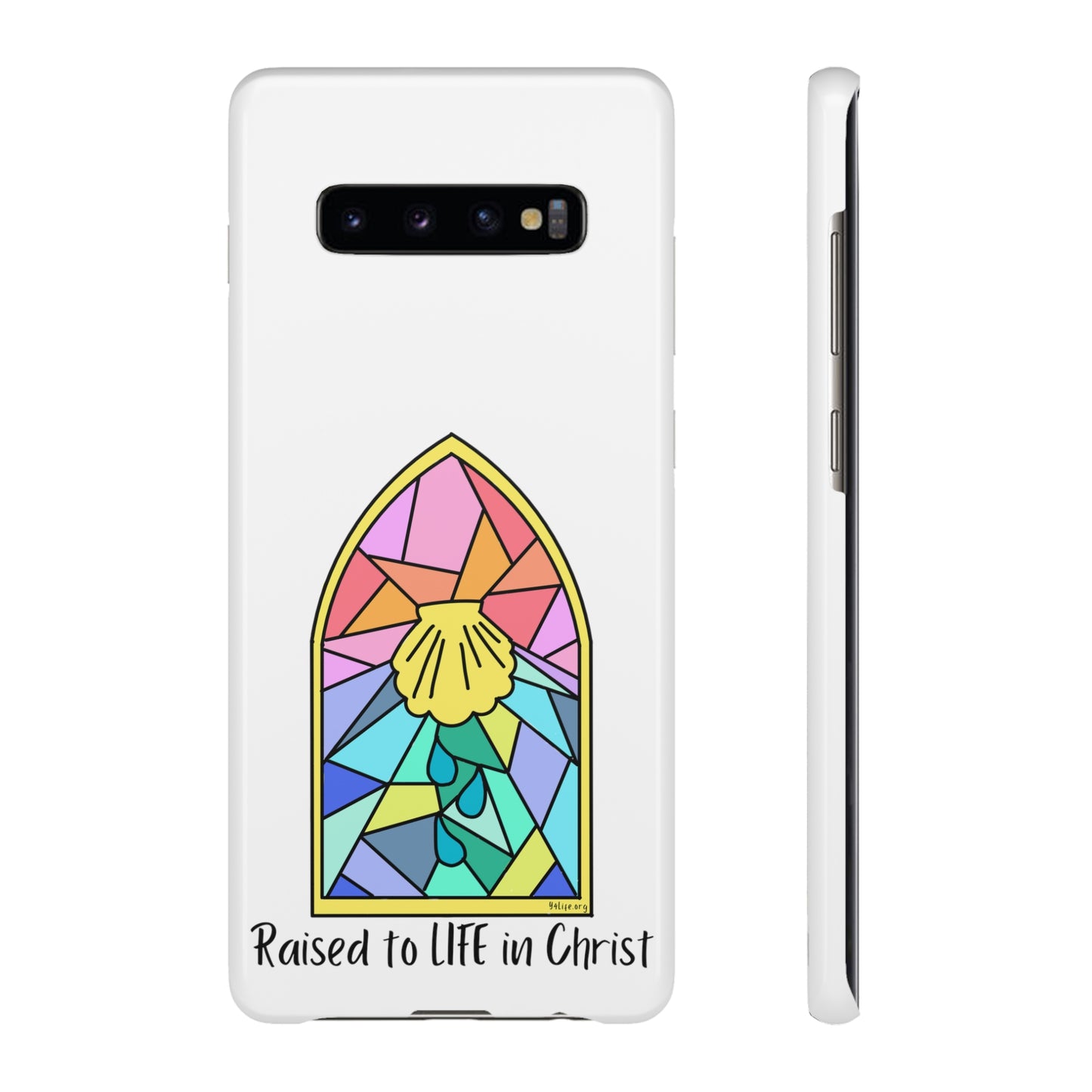 "Raised to Life in Christ" Snap Cases