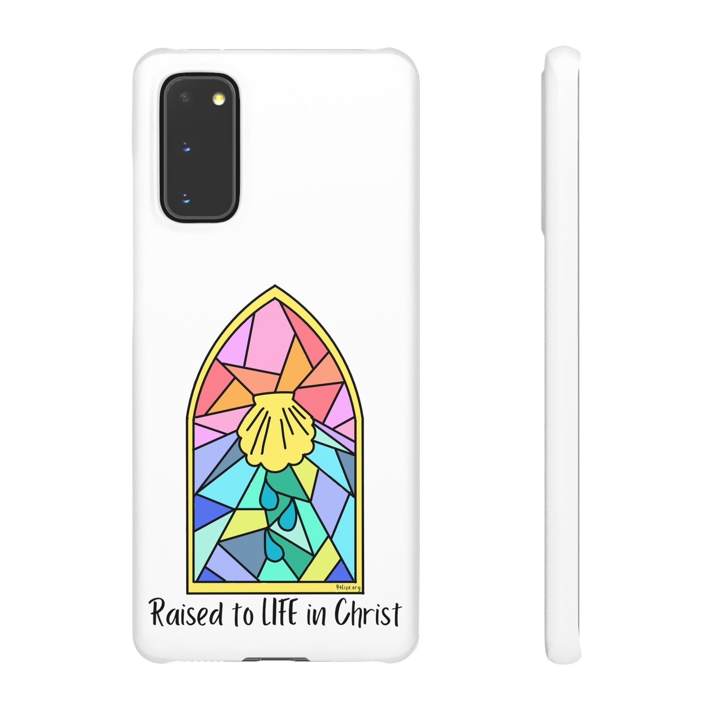 "Raised to Life in Christ" Snap Cases