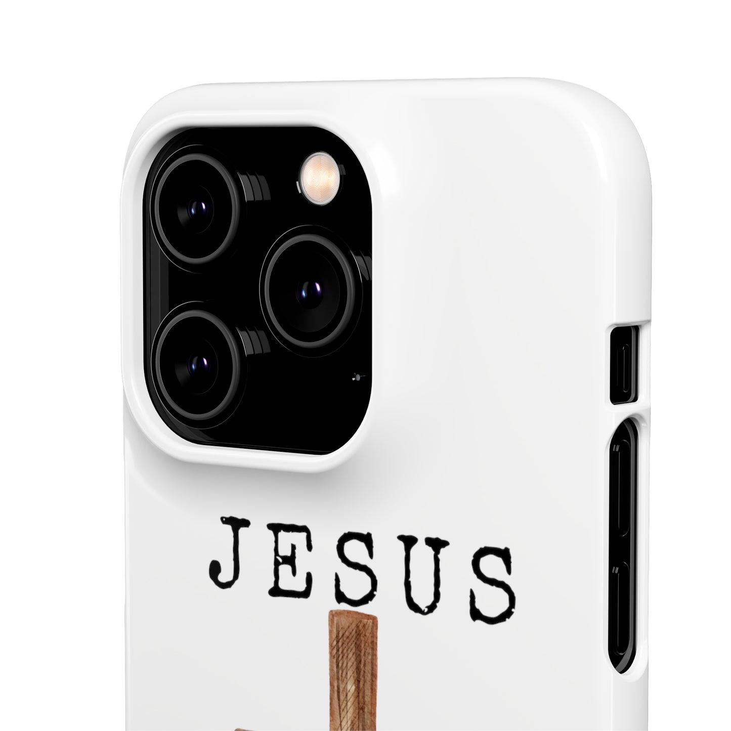 Jesus Saved Me Snap Cases