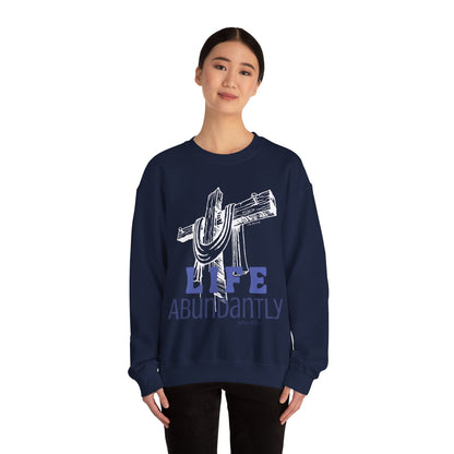 Life Abundantly Monochrome Crewneck Sweatshirt