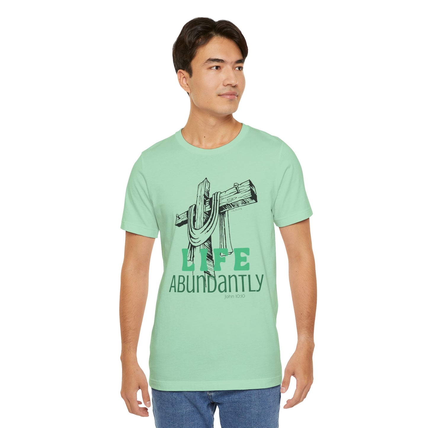 Life Abundantly Monochrome Short Sleeve Tee