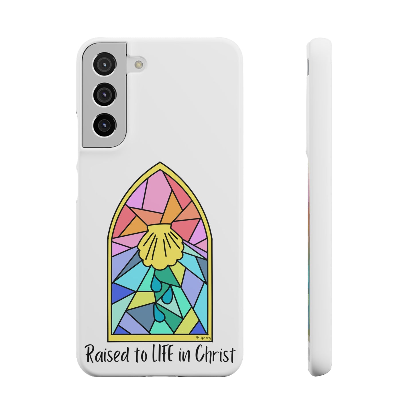 "Raised to Life in Christ" Snap Cases