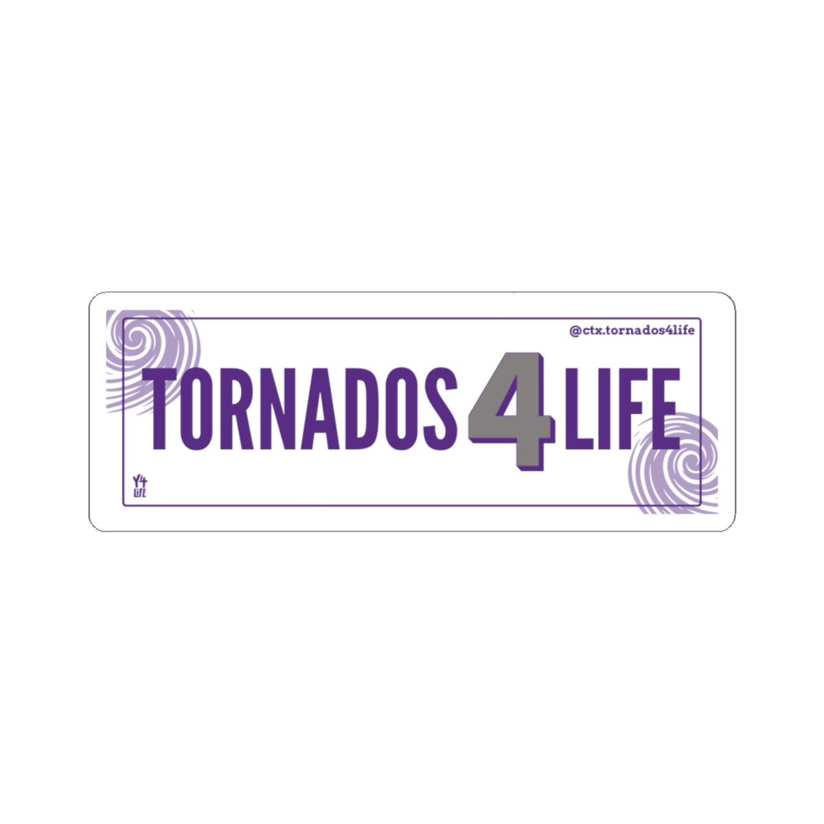 Tornados 4 Life Team Bumper Sticker