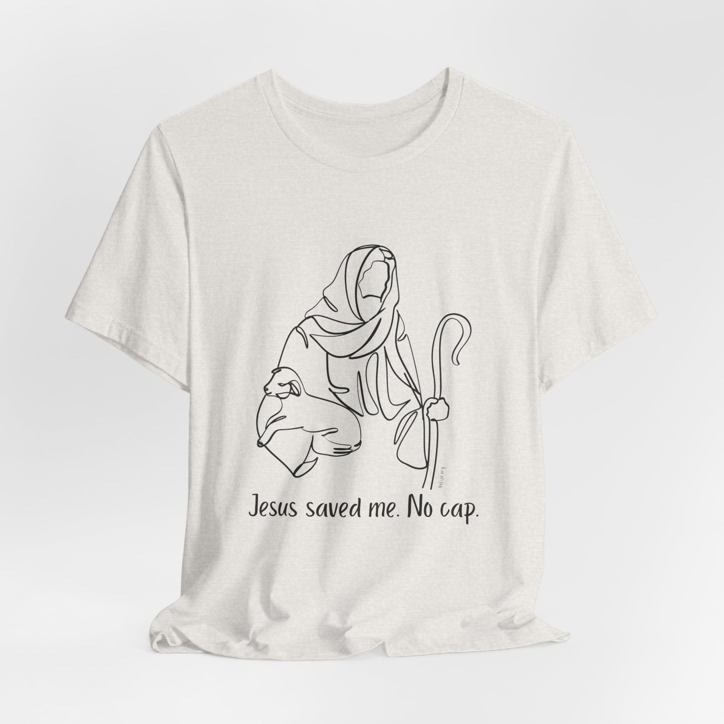 "Jesus Saved Me" Unisex Jersey Short Sleeve Tee