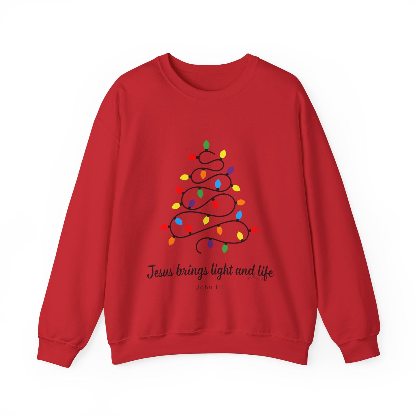 Jesus Brings Life and Light Crewneck Sweatshirt