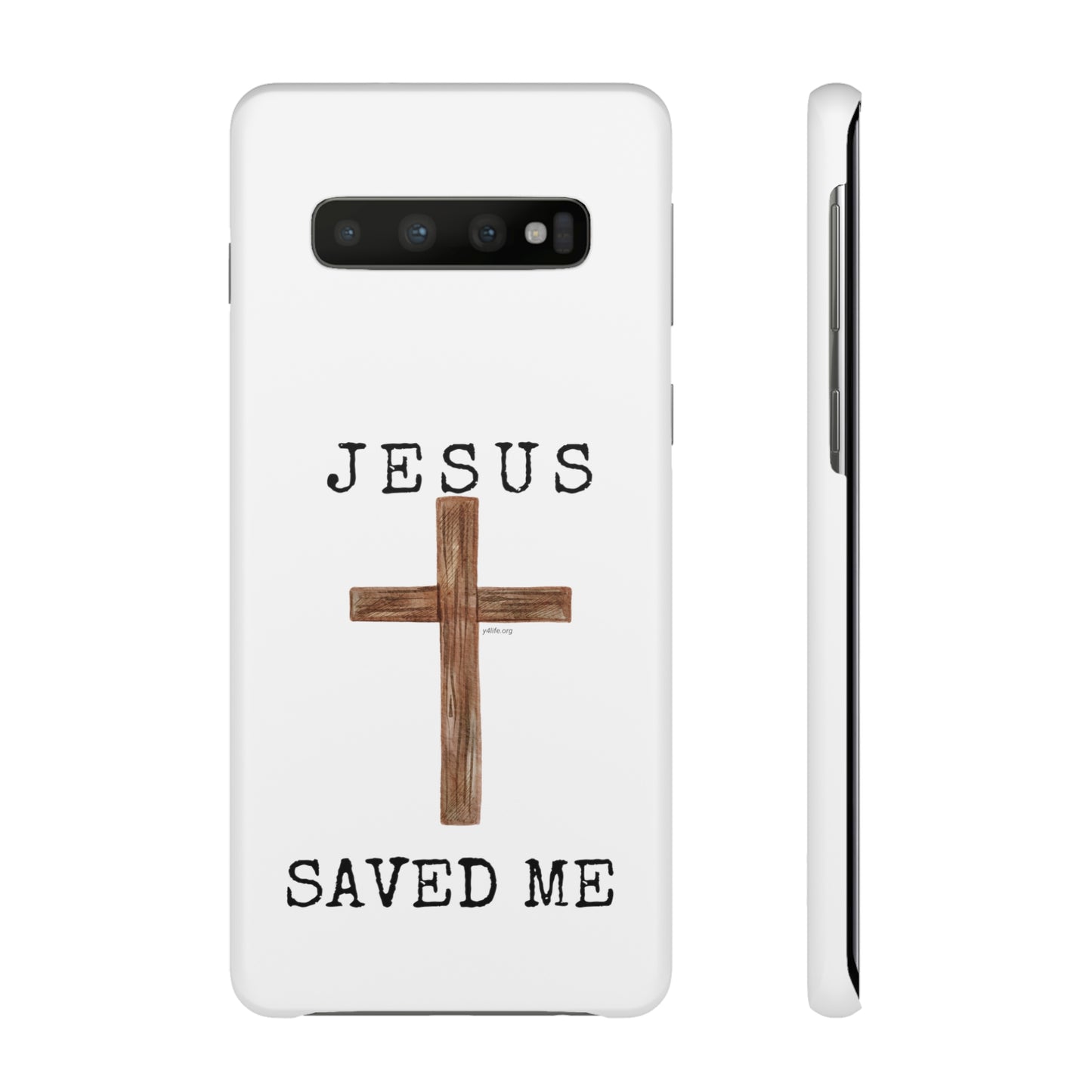 Jesus Saved Me Snap Cases
