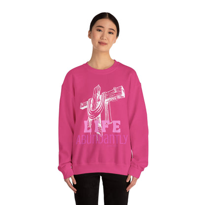 Life Abundantly Monochrome Crewneck Sweatshirt