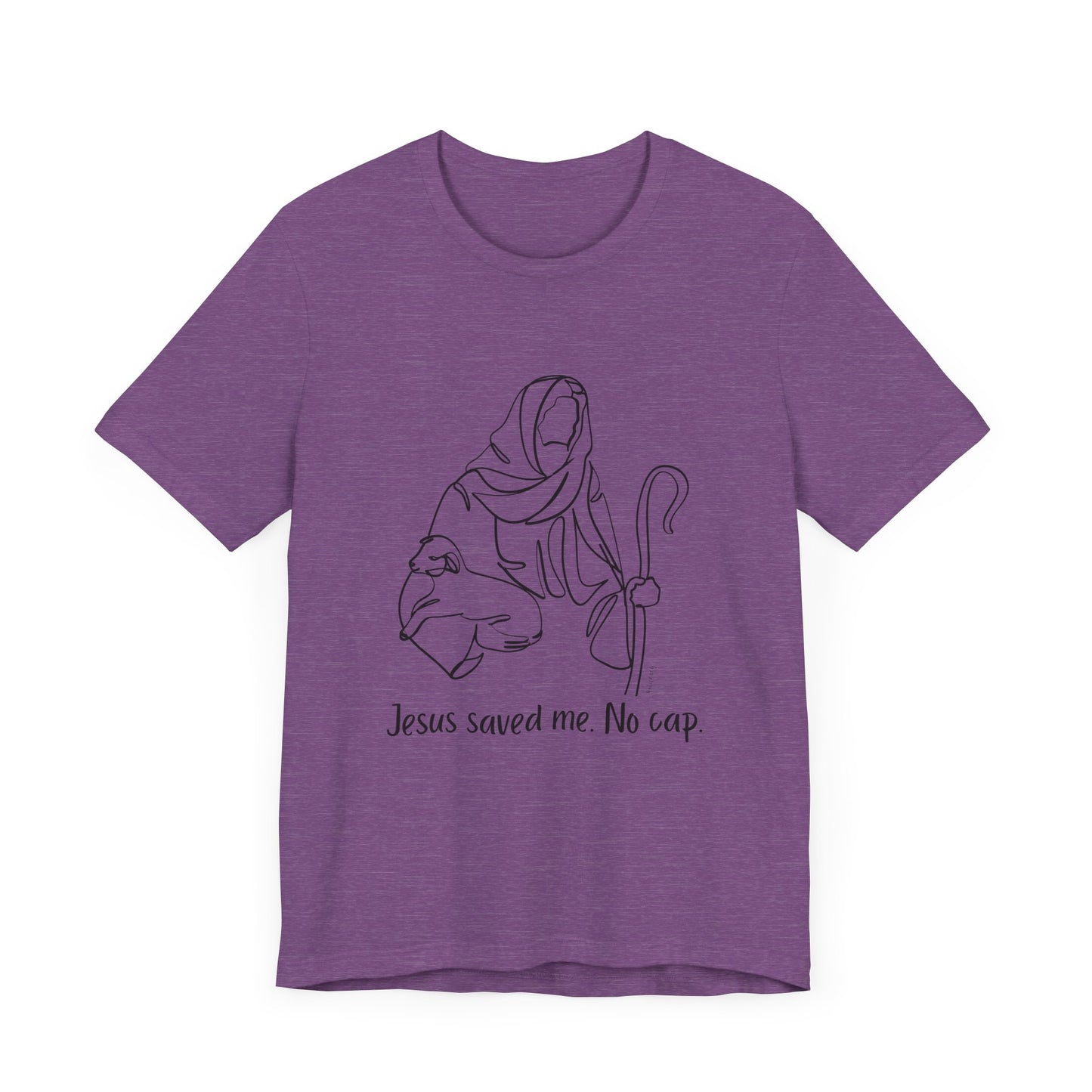 "Jesus Saved Me" Unisex Jersey Short Sleeve Tee