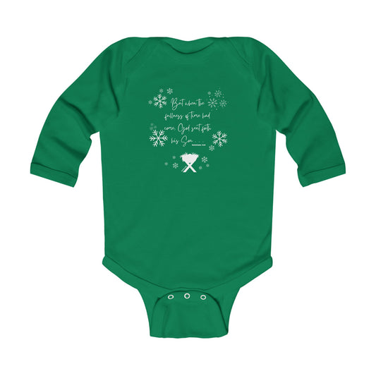 In the Fullness of Time Infant Long Sleeve Bodysuit