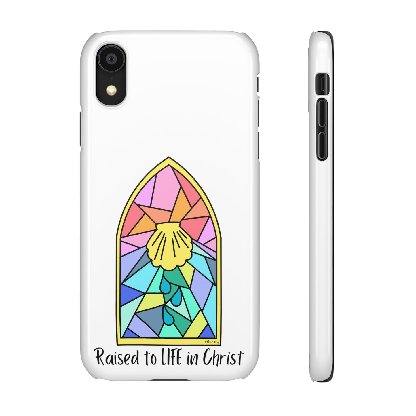 "Raised to Life in Christ" Snap Cases