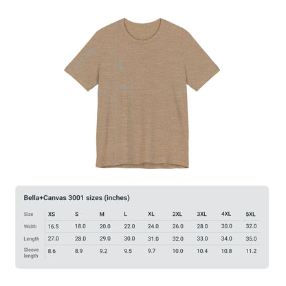 "Jesus Saved Me" Unisex Jersey Short Sleeve Tee