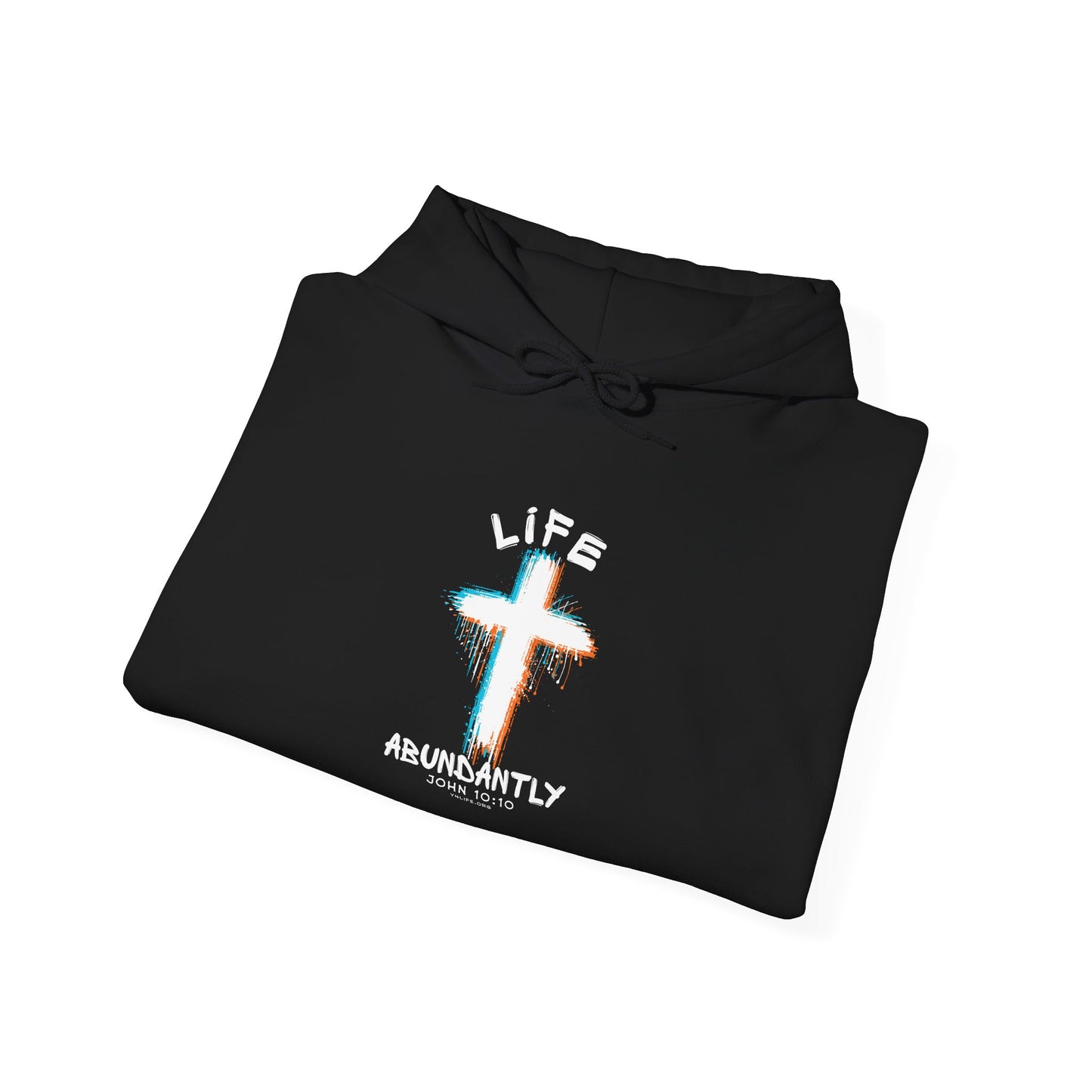 Life Abundantly Multicolor Hooded Sweatshirt