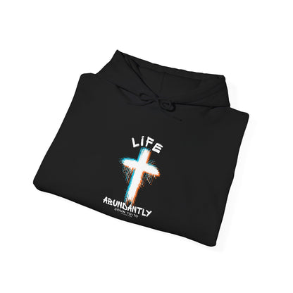 Life Abundantly Multicolor Hooded Sweatshirt