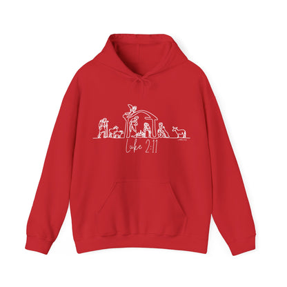 Luke 2:11 Nativity Hooded Sweatshirt