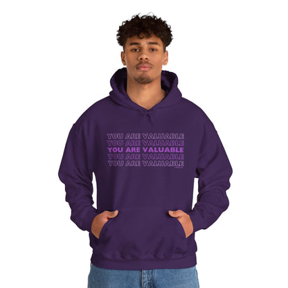 You Are Valuable Hooded Sweatshirt