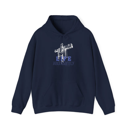 Life Abundantly Monochrome Hooded Sweatshirt