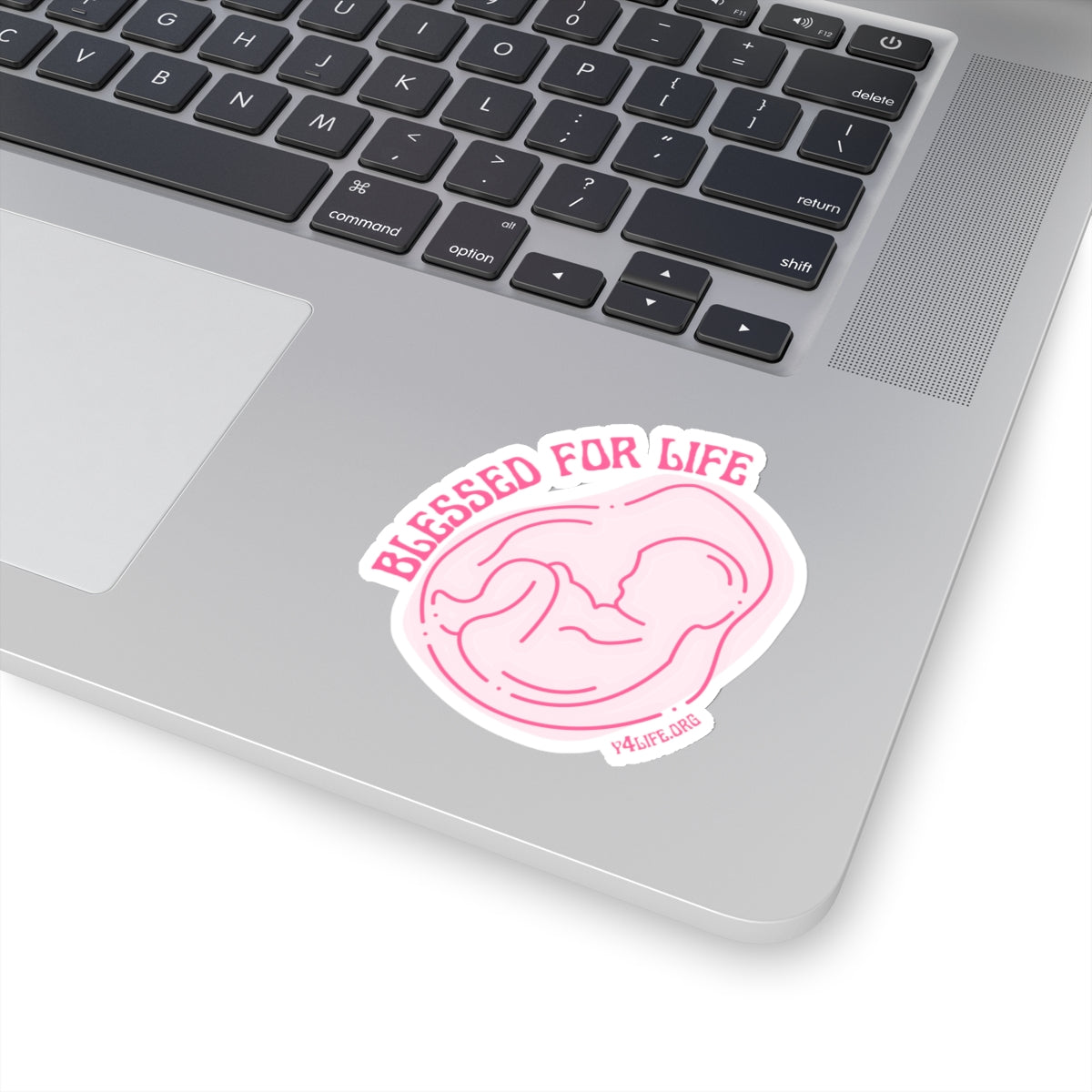 Blessed For Life Pink Kiss-Cut Sticker