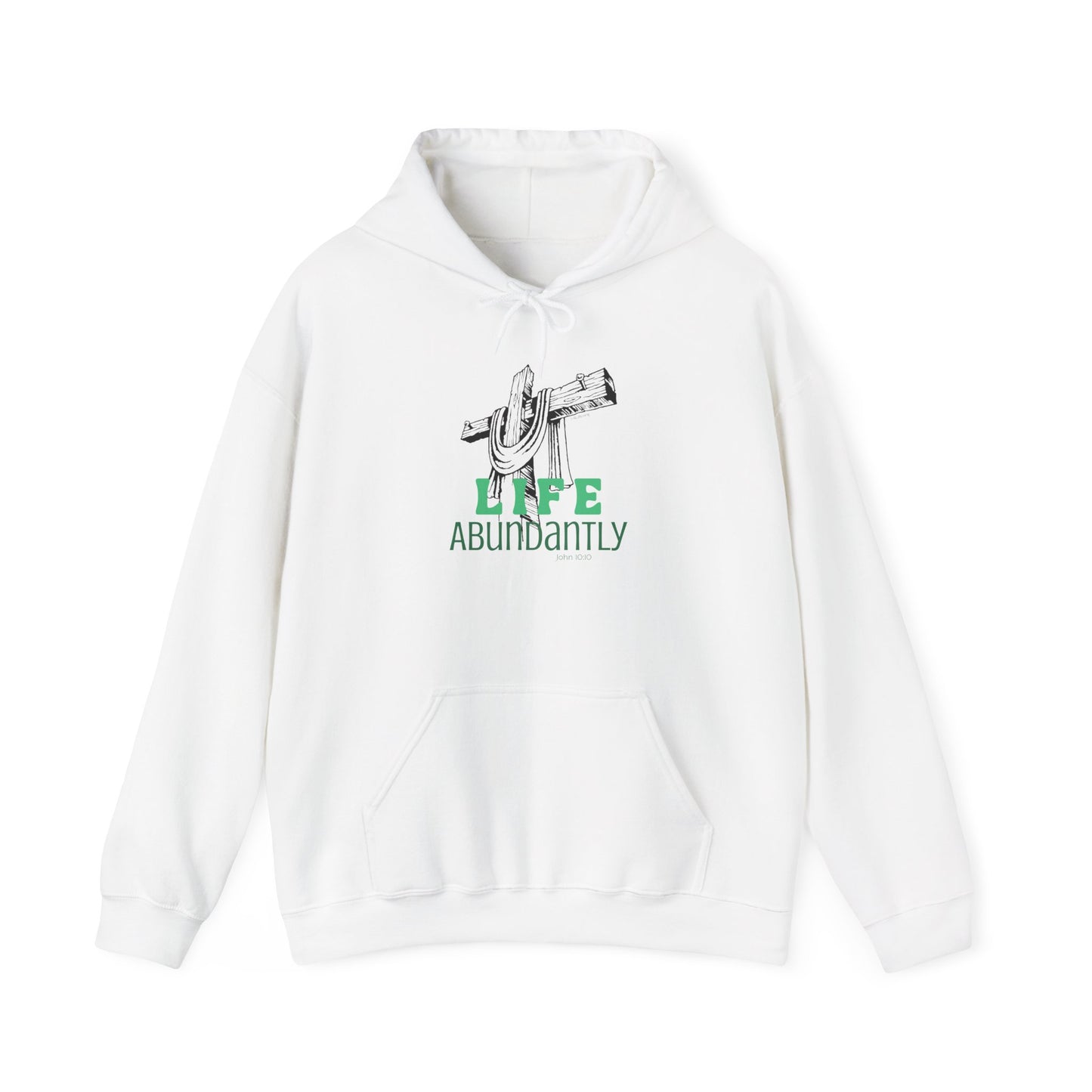 Life Abundantly Monochrome Hooded Sweatshirt