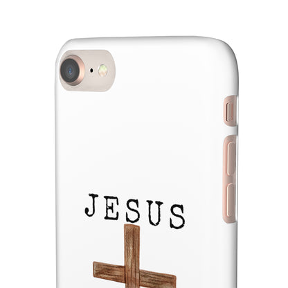 Jesus Saved Me Snap Cases