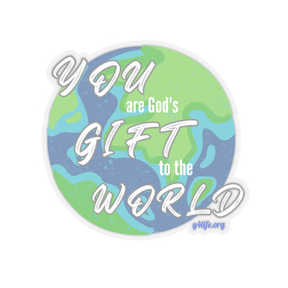 Gift to the World Kiss-Cut Sticker