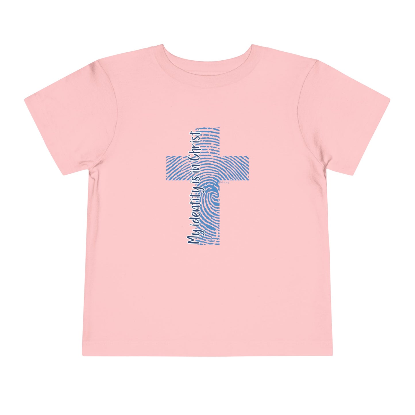 "My Identity is in Christ" Toddler Short Sleeve Tee