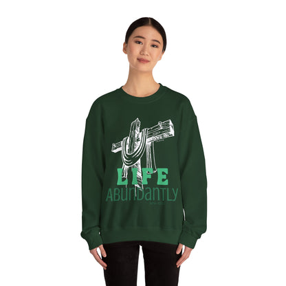 Life Abundantly Monochrome Crewneck Sweatshirt